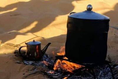 2 days tour to Douz & Ksar Ghilan oasis. and an overnight in the sahara under bedouin tent .. Dinner in the camp, Private Jeep – with english speaking guide.