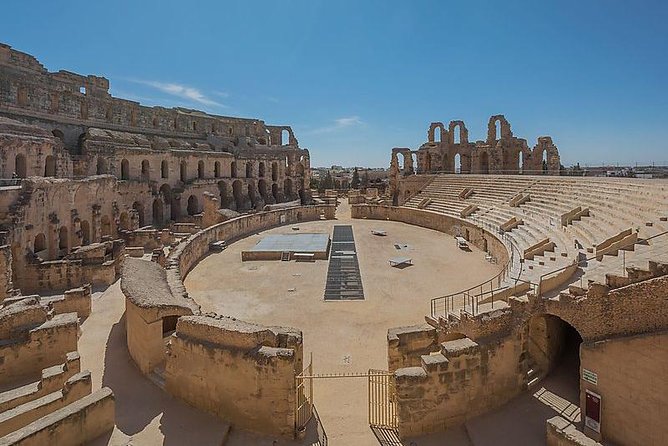 3-Day South of Tunisia Guided Tour from Tunis - Day 1: El Jem Amphitheatre, Matmata troglodyte homes, and Douz sand-town vibes