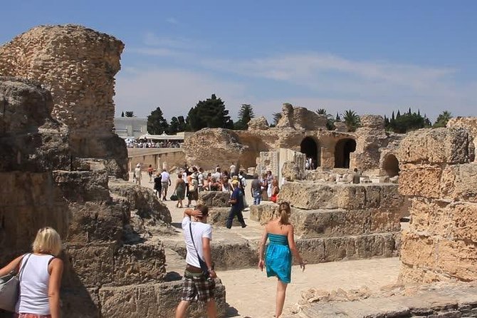 Archaelogical Site Of Carthage + Picturesque Village Of Sidi Bou Said - From ruins to a cliff village: Sidi Bou Said in real walking mode