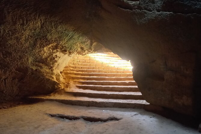 Daytrip to Kerkouen Unesco Site Kelibia and Houaria Caves - El Haouaria and Ghar el Kebir caves: coastline with caves, coves, and bird drama
