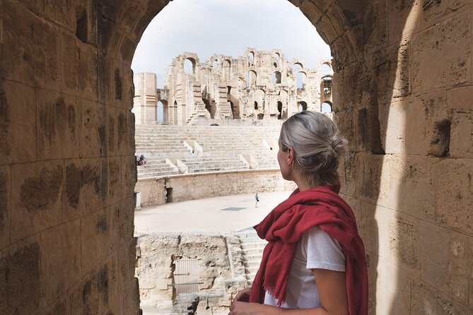 El Jem and Monastir Full-Day Tour with Lunch from Tunis or Hammamet - Stop 1: El Jem amphitheater, the big scale that rewards slow looking