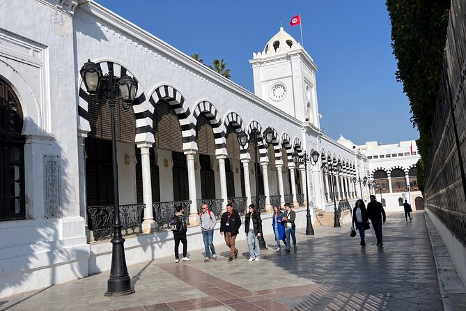 Private Day Tour Tunis Medina Carthage Sidi Bou Said Bardo Museum - Sidi Bou Said lighthouse and Andalusian village architecture